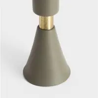 Подсвечник на 1 свечу текстурный &laquo;Графитовый&raquo;, 10.5&times;10.5&times;19.5 см