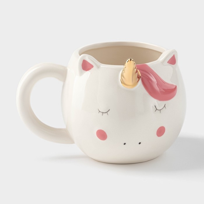 Кружка «Единорог», 550 мл, цвет белый Кружка «Единорог», 550 мл, цвет белый