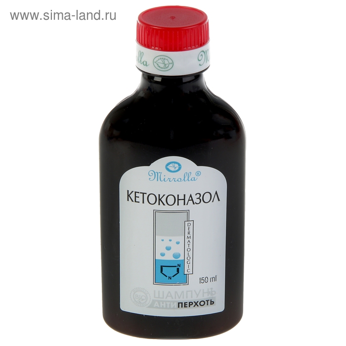 Шампунь от перхоти Mirrolla с кетоконазолом 2%, 150 мл Шампунь от перхоти Mirrolla с кетоконазолом 2%, 150 мл
