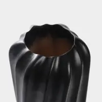 Ваза напольная керамика "Бласио" 58х14 см, чёрный