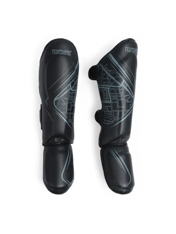 Защита голеностопа для единоборств FIGHT EMPIRE, TACTIC, чёрная, размер S