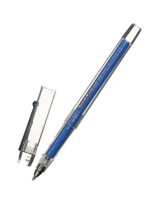 Ручка гелевая ErichKrause Crystal Stick, узел 0.5, чернила синие