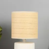 Лампа настольная &laquo;Лиза&raquo; 1&times;40 Вт Е14 белый 13&times;13&times;24 см