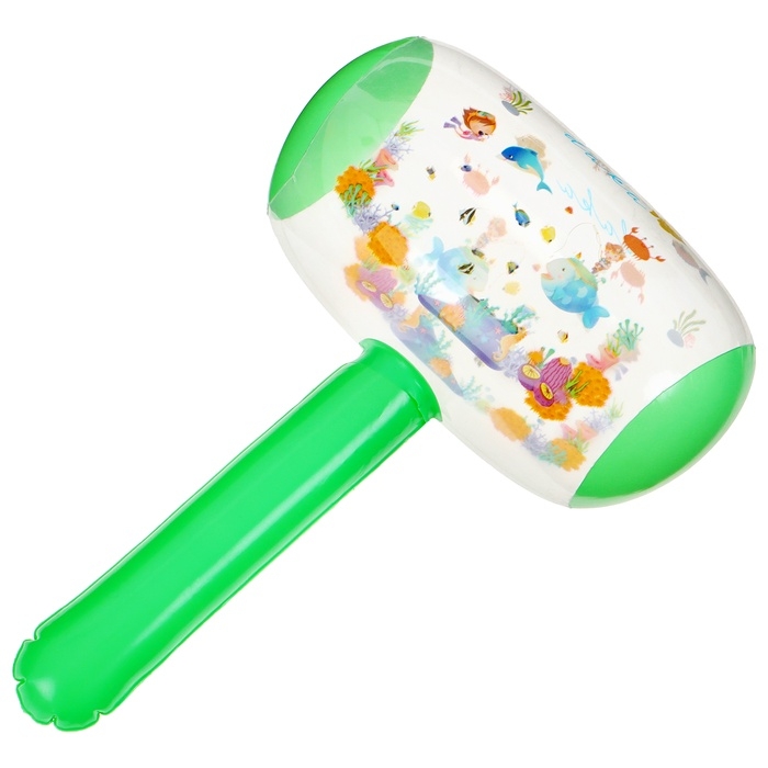 Игрушка надувная «Молоток», со звуком, 30 см, цвет МИКС Игрушка надувная «Молоток», со звуком, 30 см, цвет МИКС