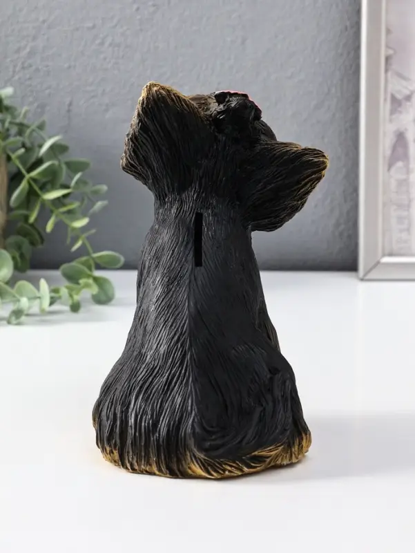 Копилка  Щенок Йорк, бежевый  21*13*20