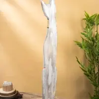 Сувенир &laquo;Кошка с золотыми бабочками и зеркальным сердцем&raquo;, 100&times;16&times;7 см, МИКС