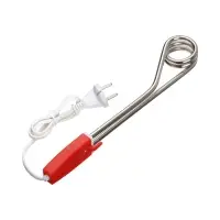 Электрокипятильник Luazon LEK 10, 1200 Вт, спираль кольцо, 29&times;3.5 см, 220 В, красный