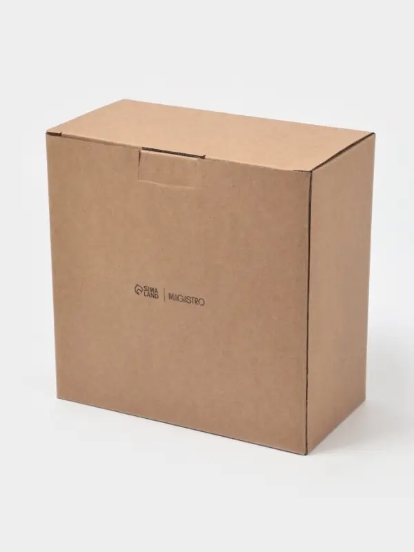 Тарелки для пасты Magistro Carbon, d=19.5 см, набор 2 шт., фарфор, чёрные