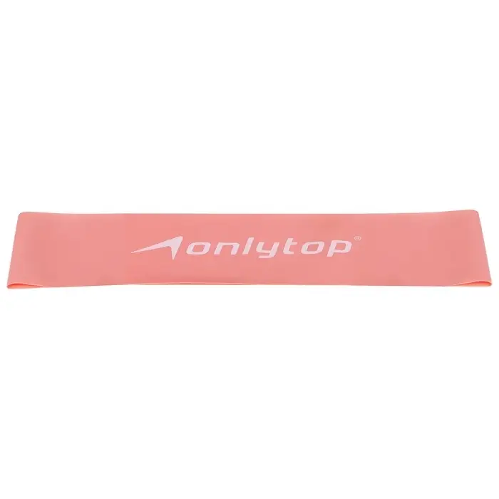 Фитнес-резинка ONLYTOP, 30.5&times;7.6&times;0.035 см, нагрузка 3 кг, розовая