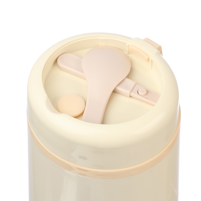 Термос для еды с подогревом, 600 мл, сохраняет тепло до 2 ч, USB, 15 х 9.7 см