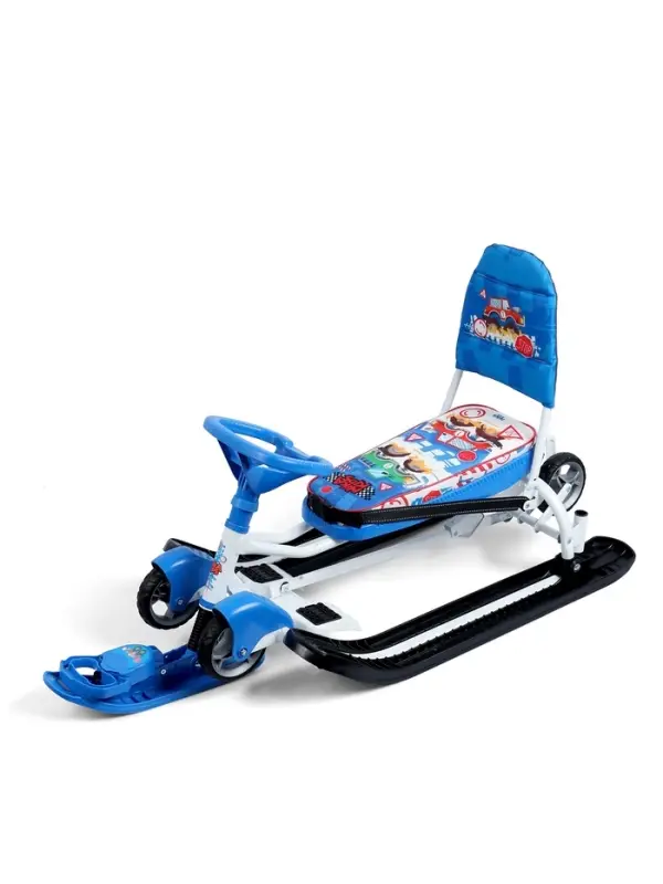 Снегокат &laquo;Тимка спорт 6 Машинки&raquo;, ТС6/БГ Nika