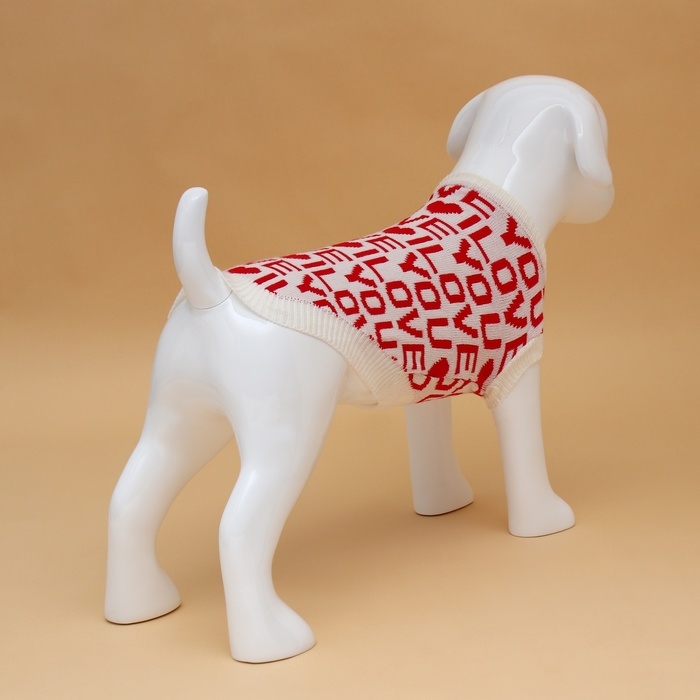 Свитер  Свитер "ILOVEYOU", XL (ДС 34, ОШ 34, ОГ 32-51 см)