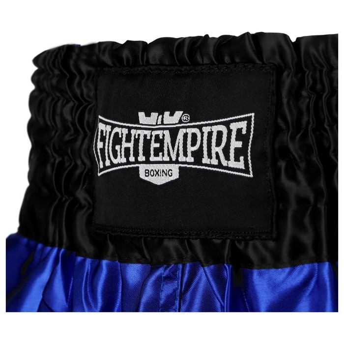 Шорты для тайского бокса FIGHT EMPIRE, р. M, цвет синий