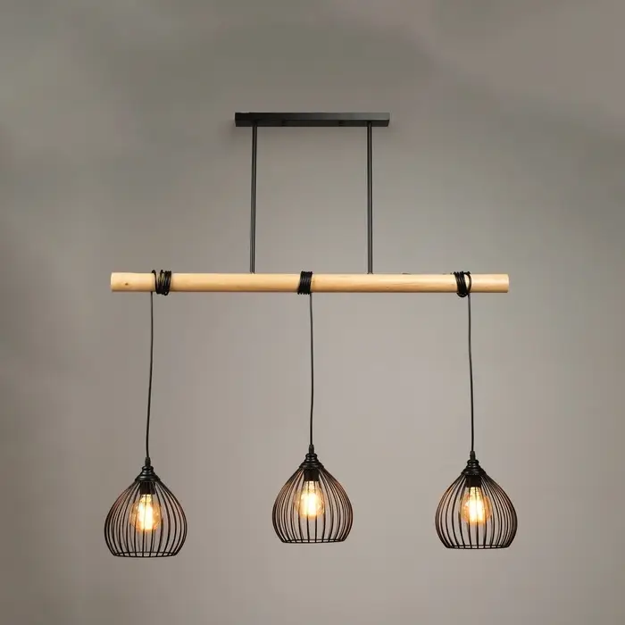 Люстра &laquo;Арландо&raquo; 3хЕ27 40 Вт черный 60&times;20&times;20-200 см