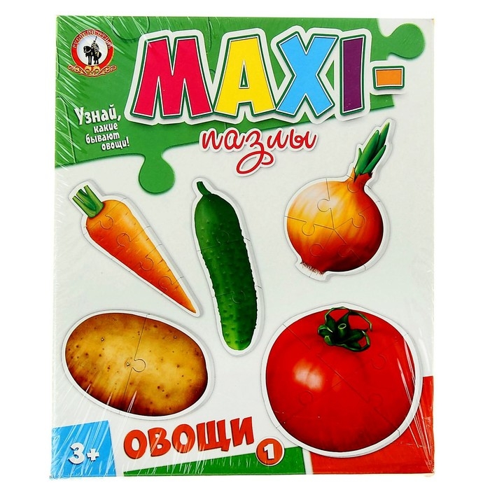 Макси-пазлы «Овощи», МИКС Макси-пазлы «Овощи», МИКС