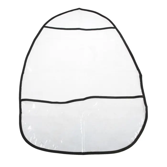 Накидка-незапинайка TORSO на спинку сиденья 58×42 см, прозрачная Накидка-незапинайка TORSO на спинку сиденья 58×42 см, прозрачная