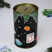 Копилка новогодняя, XXL, 20&times;12.2 см &laquo;Деньги зло&raquo;