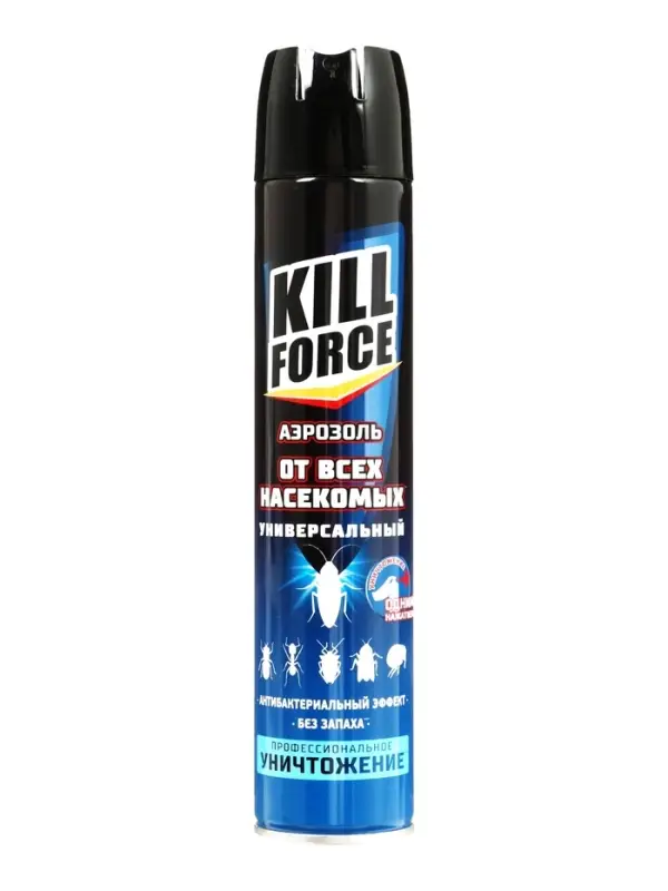 Аэрозоль от насекомых универсальный KILL FORCE, инсектицидный, 350 мл