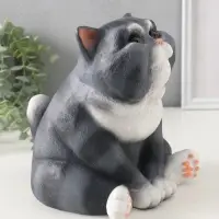 Копилка (гипс) Кот ПРЯНИК 18,5х16,5х18 см