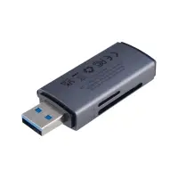 Картридер Lite Series adapter SD/TF на USB Baseus gray WKQX060013