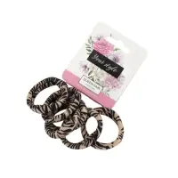 Резинки для волос &laquo;Спорт принт&raquo;, набор 6 шт., полосы, 3.5 см, тёмно-коричневые