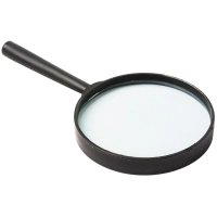 Лупа Attache, увеличение х5, диаметр 90 мм, цв.черный, карт/кор.