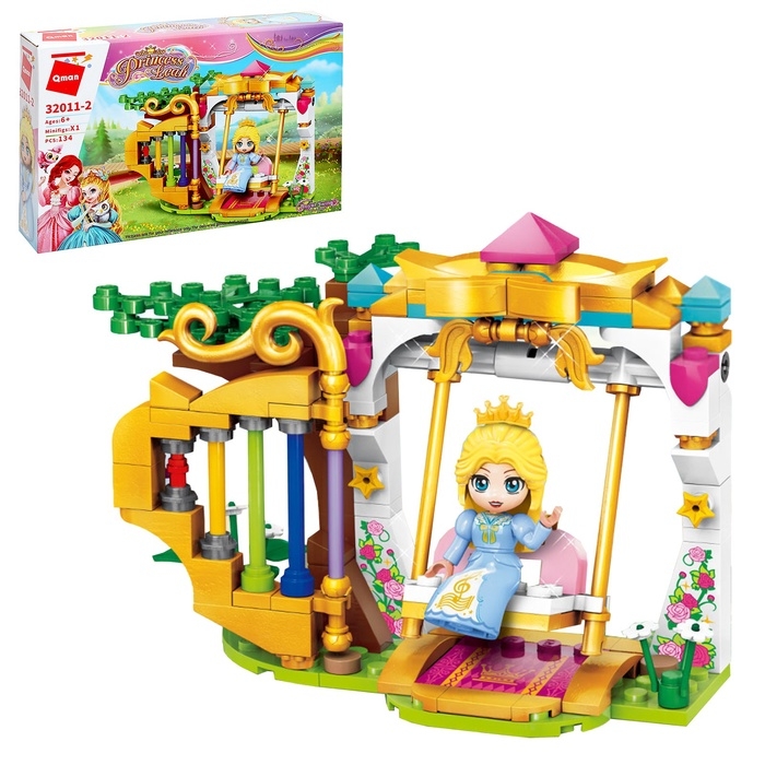 Конструктор для девочек «Принцессы. Качели», 134 детали Конструктор для девочек «Принцессы. Качели», 134 детали