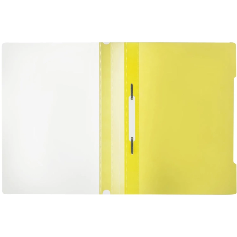 Скоросшиватель пластиковый Attache, А4, Элементари, желтый 10шт/уп