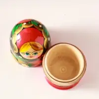 Матрёшка дерево &laquo;Наталья&raquo;, ягоды, 5-кукольная