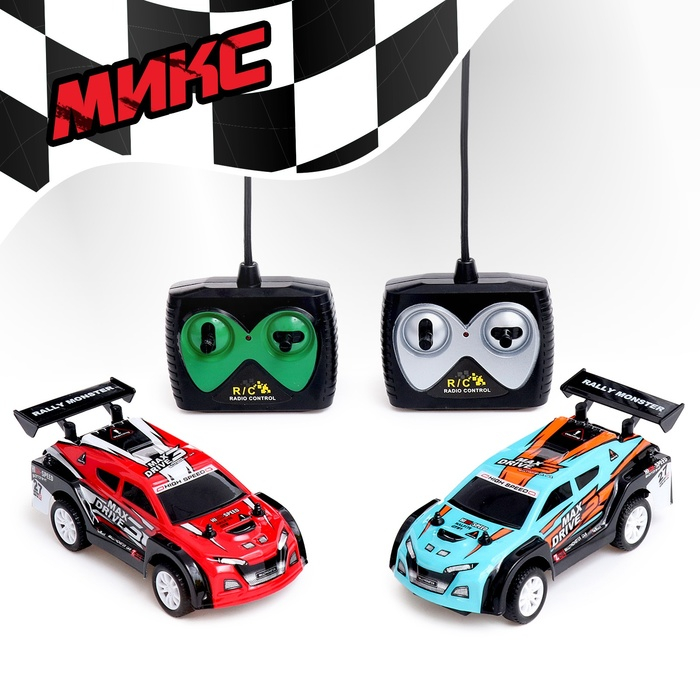 Набор машин радиоуправляемых «Ралли монстры», 2 шт., масштаб 1:26, работают от батареек Набор машин радиоуправляемых «Ралли монстры», 2 шт., масштаб 1:26, работают от батареек
