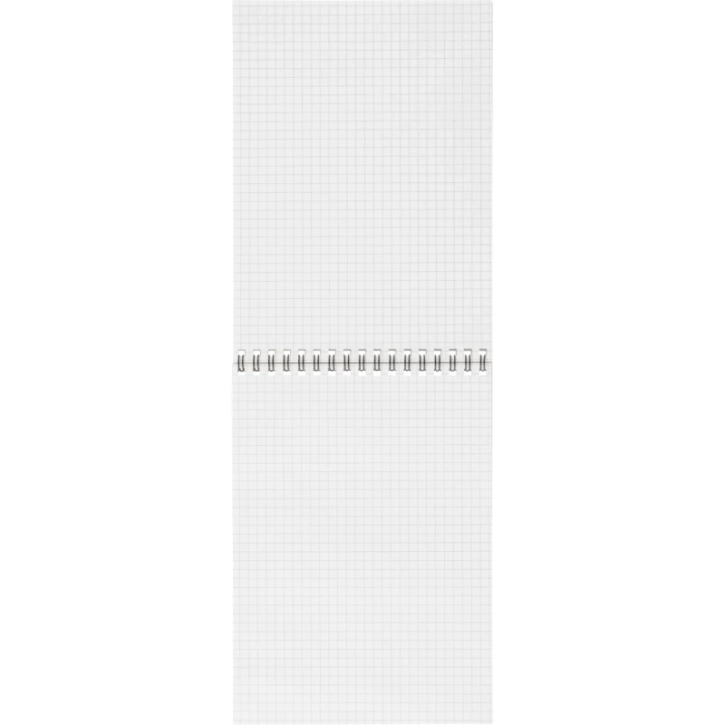 Блокнот А5 60л Attache Nature Beige flowers клет,65г,100%,греб,карт,ВД-лак