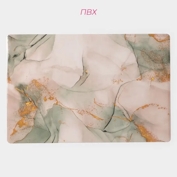 Салфетки сервировочные на стол Доляна &laquo;Мрамор&raquo;, 4 шт., 30&times;45 см