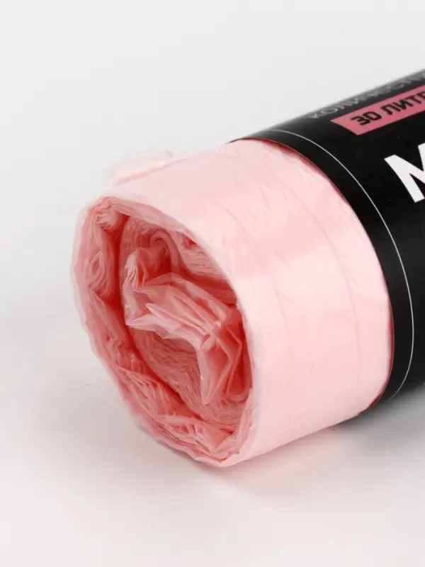 Мешки для мусора в рулоне ароматизированные UpakLand=30 л, ПЕРСИК ПНД, толщ 7 мкм, 20 шт.