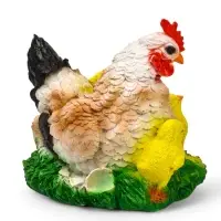 Садовая фигура из полистоуна &laquo;Курица Наседка&raquo;, 27&times;20&times;22 см