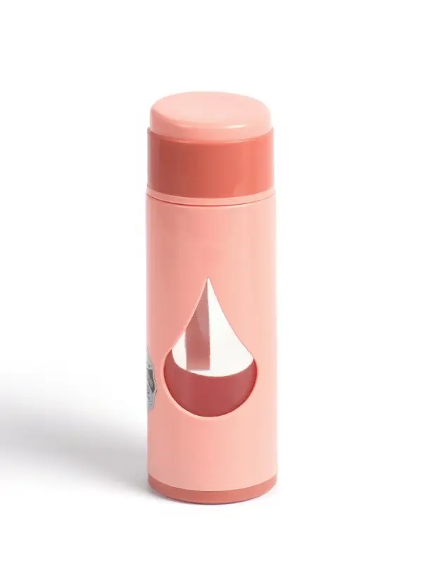 Бутылка для воды &laquo;Капля&raquo;, 500 мл, 21.5&times;7.3 см, стеклянная, МИКС