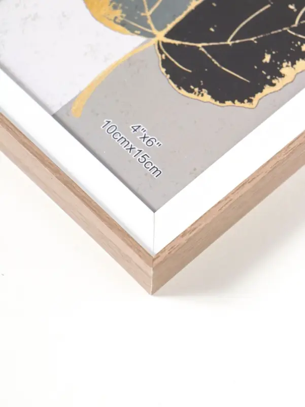 Фоторамка пластик 10х15 см "Современная классика" беж и белый 16х10,8х1,5 см