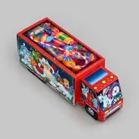 Новогодняя подарочная коробка &laquo;Сладкоежка&raquo;, фура, для сладких подарков, 26&times;8.7&times;8.3 см 1 шт.