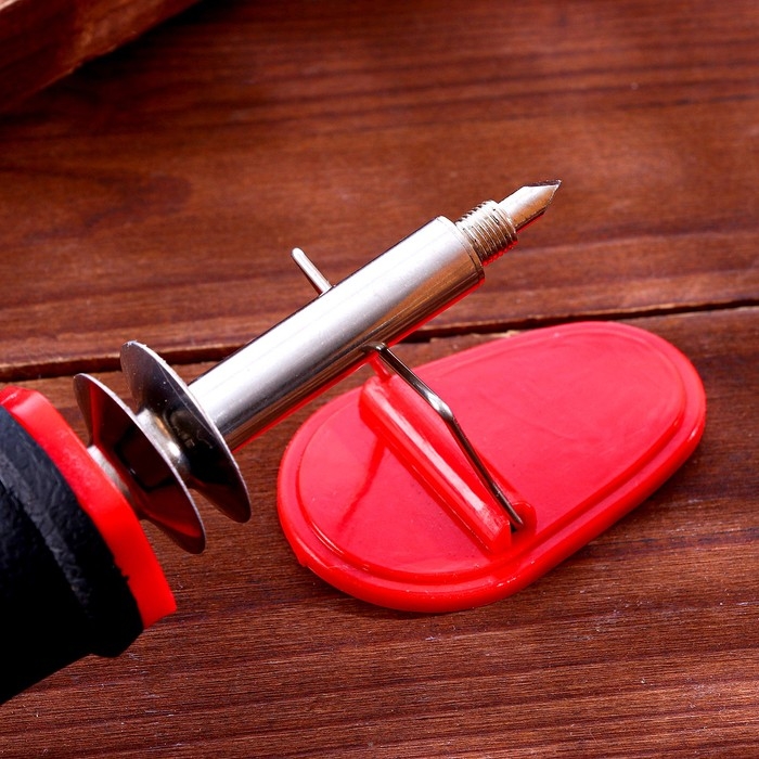 Выжигательный аппарат по дереву DV-02, набор: 5 сменных насадок + подставка