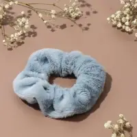 Резинка для волос QF &laquo;Орбита&raquo;, нежность, 9 см, голубая