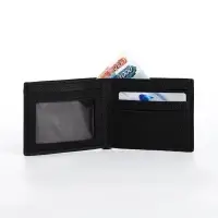 Портмоне мужское без застёжки, отдел для карт, для купюр, чёрное