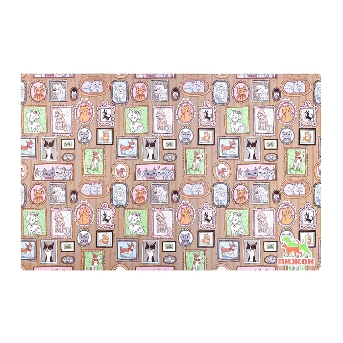 Коврик под миску  Коврик под миску "Пижон" 43 х 28 см "Портреты"