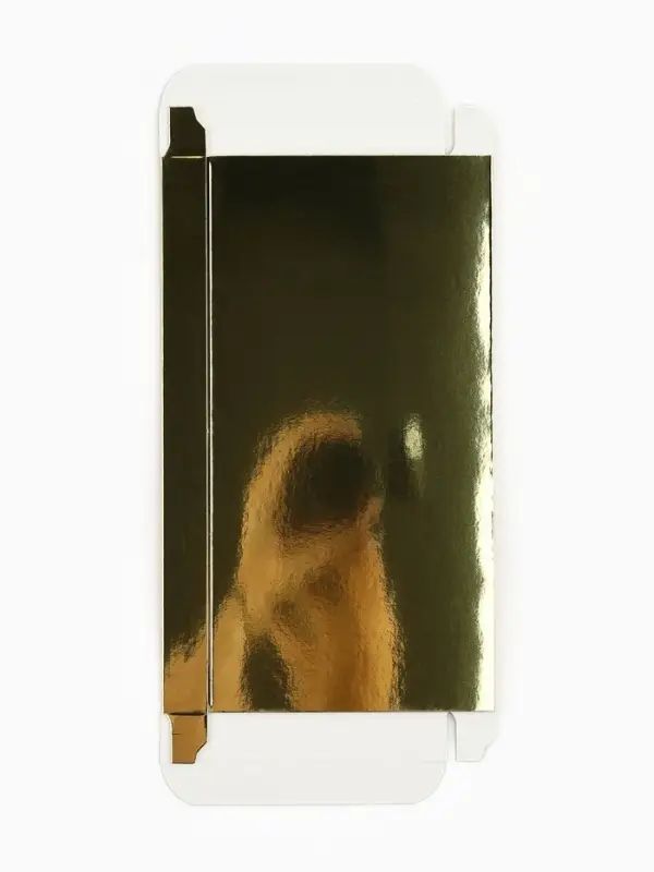 Коробка для шоколада новогодняя &laquo;Золото&raquo;, с окном, 17&times;8.5&times;1.5 см