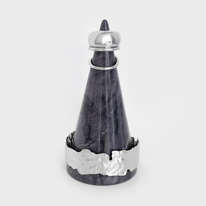 Подставка для украшений Magistro Aleo, 5×12 см, цвет серый Подставка для украшений Magistro Aleo, 5×12 см, цвет серый