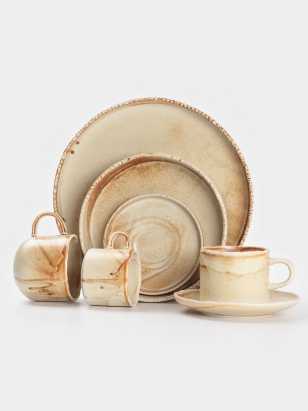 Тарелка Magistro Тарелка Magistro "Organic brown" 16х2,7 см