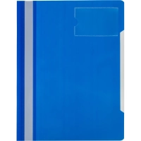 Скоросшиватель пластиковый карман д/визитки Attache А4, синий, 10шт/уп