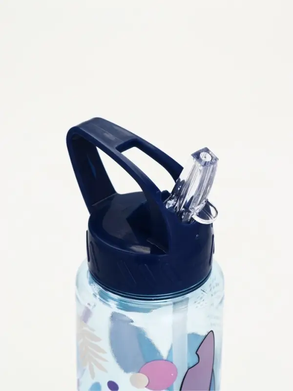 Бутылка пластиковая с трубочкой-непроливайкой &laquo;Монстрик&raquo;, 750 мл