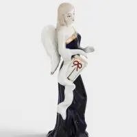 Фигурка &laquo;Ангел с барабаном&raquo;, кобальт, 20 см