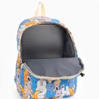 Рюкзак школьный &laquo;Зайки&raquo;, с пеналом, 29&times;12&times;41 см, разноцветный