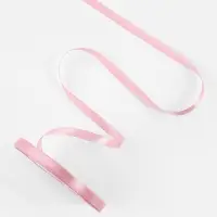 Лента атласная, 6 мм, 23&plusmn;1 м, розовая