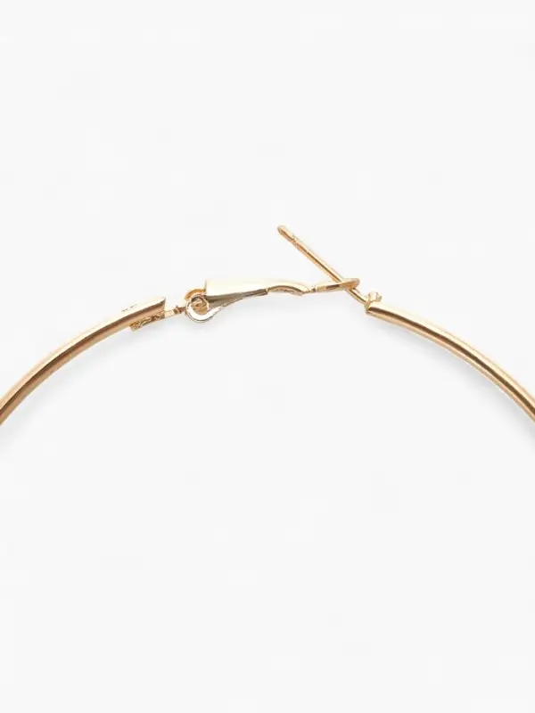 Серьги кольца QF &laquo;Классика&raquo;, d=7 см, цвет золото